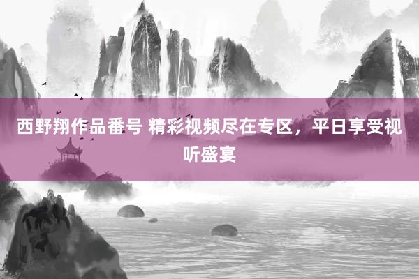 西野翔作品番号 精彩视频尽在专区，平日享受视听盛宴